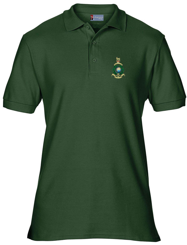 Royal Marines Regimental Polo Shirt Clothing - Polo Shirt The Regimental Shop 36" (S) Bottle Green 