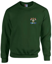 9th/12th Lancers  Regimental Heavy Duty Sweatshirt Clothing - Sweatshirt The Regimental Shop 38/40" (M) Forest Green 
