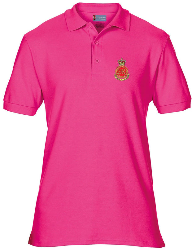 Sandhurst (Royal Military Academy) Polo Shirt Clothing - Polo Shirt The Regimental Shop 36" (S) Fuchsia 