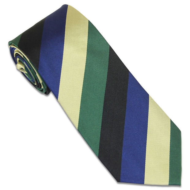 Gordon Highlanders Tie (Silk) Tie, Silk, Woven The Regimental Shop Blue/Black/Buff/Green one size fits all 