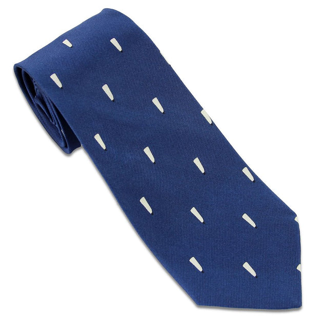 Grenadier Guards "Plume" Tie (Silk) Tie, Silk, Woven The Regimental Shop One size fits all Blue/White 