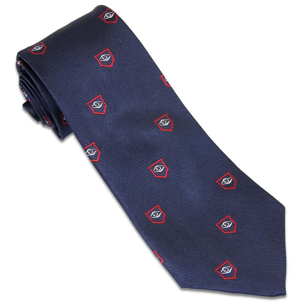 Guards Armoured Division "Ever Open Eye" Tie (Silk) Tie, Silk, Woven The Regimental Shop Blue/Red/White one size fits all 