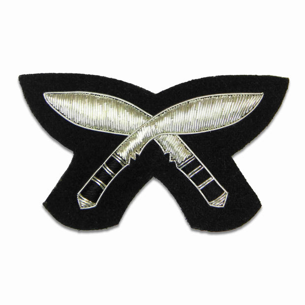Gurkha Brigade Blazer Badge Blazer badge The Regimental Shop Black/Silver One size fits all 