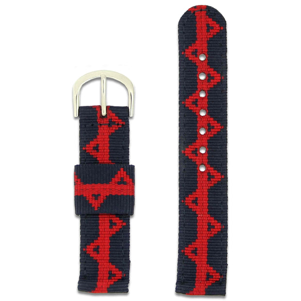 Honourable Artillery Company Two Piece Watch Strap Two Piece Watch Strap The Regimental Shop Blue/Red one size fits all 