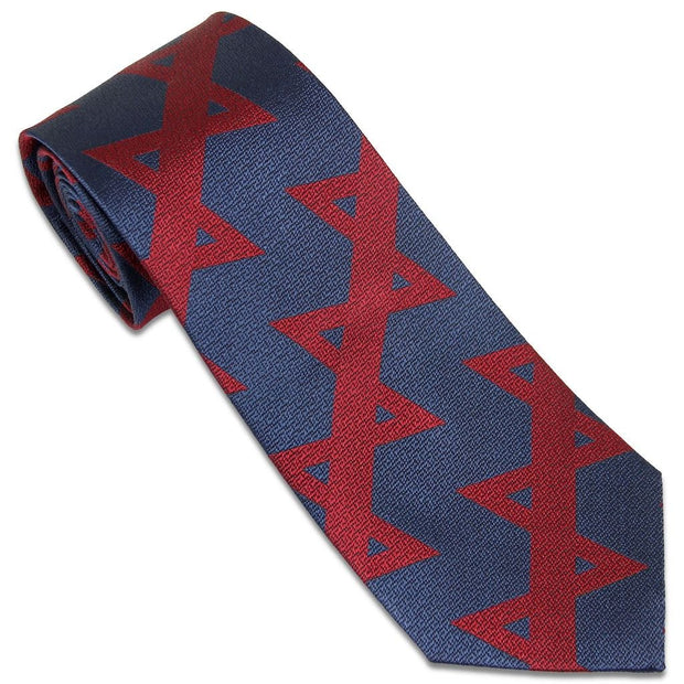 Honourable Artillery Company (HAC) Tie (Silk Non Crease) Tie, Silk Non Crease The Regimental Shop Blue/Red one size fits all 