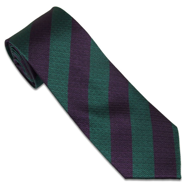 Highland Brigade Tie (Silk Non Crease) Tie, Silk Non Crease The Regimental Shop Green/Purple one size fits all 
