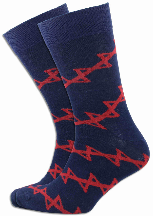 Honourable Artillery Company Socks Socks The Regimental Shop Blue/Red One size fits all 