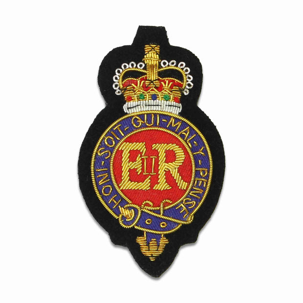 Household Cavalry Queen's Crown Blazer Badge Blazer badge The Regimental Shop Black/Red/Blue/Gold One size fits all 