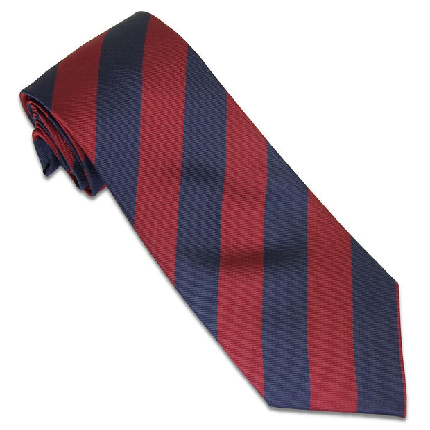 Household Division Tie (Polyester) Tie, Polyester The Regimental Shop One size fits all Maroon/Navy 