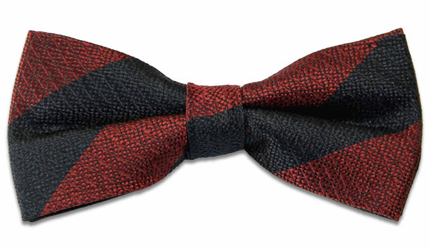 Household Division Silk Non Crease Pretied Bow Tie Bowtie, Silk The Regimental Shop Blue/Red/Blue one size fits all 