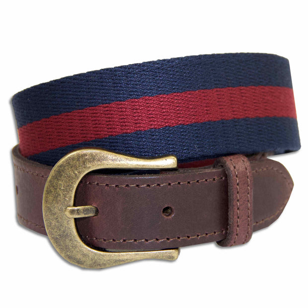 Household Division Webbing Belt Webbing Belt The Regimental Shop S (30-32") Blue/Red/Blue 