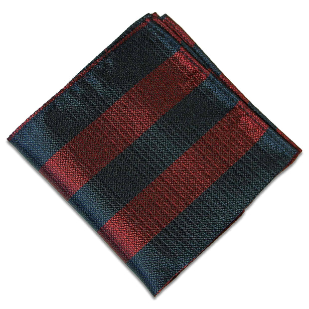 Household Division Silk Non Crease Pocket Square Pocket Square The Regimental Shop Blue/Red/Blue one size fits all 