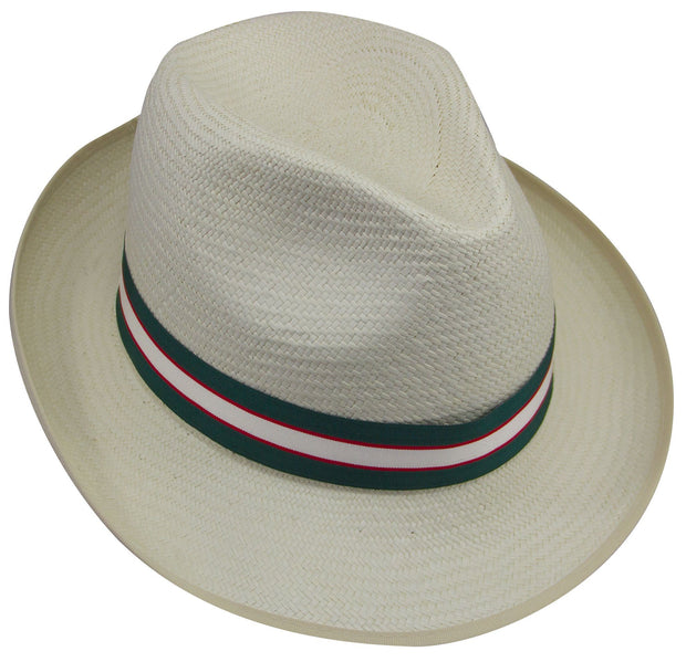 Intelligence Corps Panama Hat Panama Hat The Regimental Shop 6 3/4" (55) red/green/grey 
