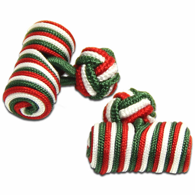 Intelligence Corps Barrel Cufflinks Cufflinks, Barrel The Regimental Shop Green/White/Red one size fits all 