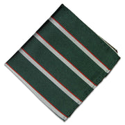 Intelligence Corps Silk Pocket Square Pocket Square The Regimental Shop Green/Silver/Red one size fits all 