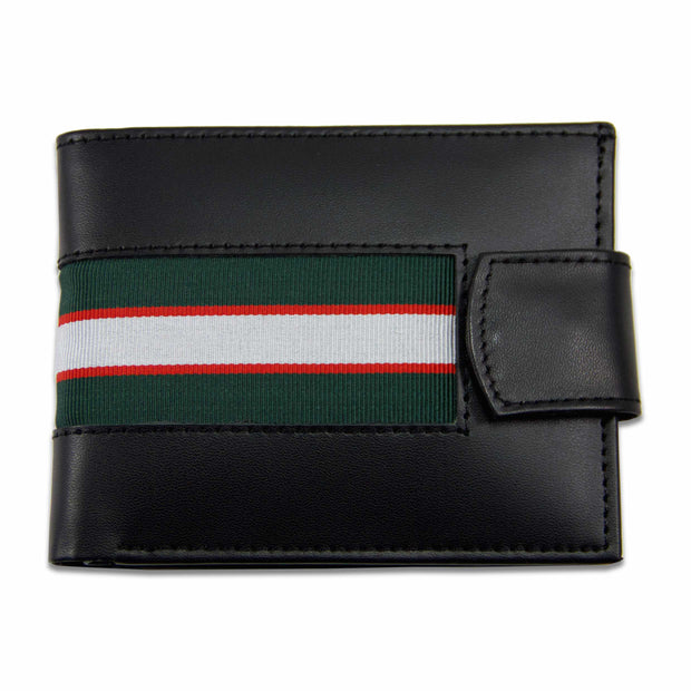 Intelligence Corps Leather Wallet Wallet The Regimental Shop Black/Green/White/Red one size fits all 