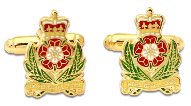 Intelligence Corps Cufflinks Cufflinks, T-bar The Regimental Shop Gold/Green/Red one size fits all 