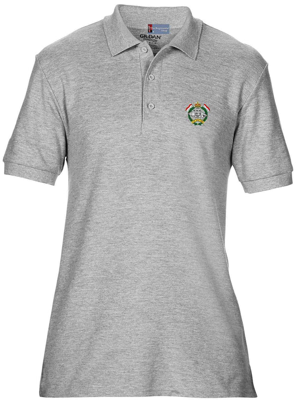 Junior Leaders' (Royal Armoured Corps) Regiment Polo Shirt Clothing - Polo Shirt The Regimental Shop 36" (S) Sport Grey