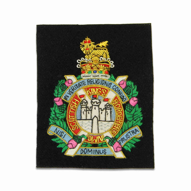 King's Own Scottish Borderers Blazer Badge Blazer badge The Regimental Shop Black/Green/White/Blue One size fits all 