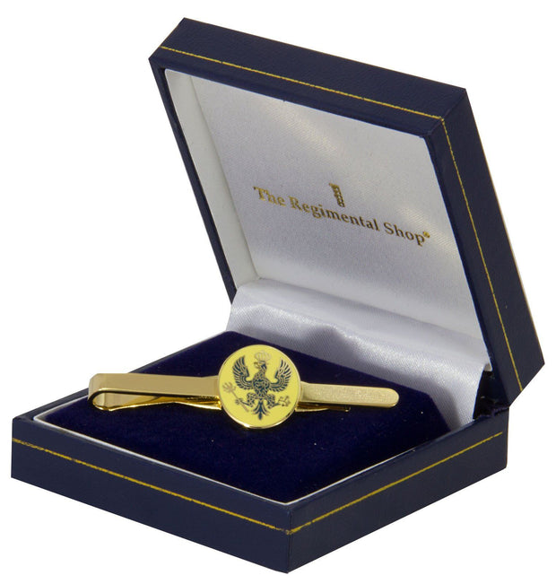 King's Royal Hussars (KRH) Gilt Enamel Tie Clip Tie Clip, Gilt Enamel The Regimental Shop   