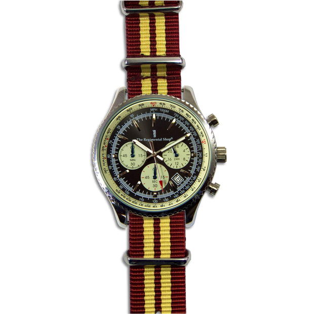 King's Royal Hussars Regiment Military Chronograph Watch Chronograph The Regimental Shop   