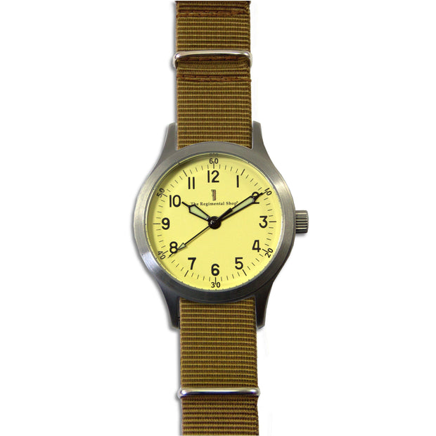 "Decade" Military Watch with khaki strap Decade Watch The Regimental Shop   