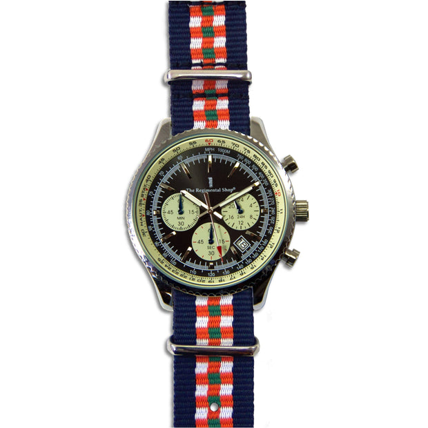 King's Own Scottish Borderers (KOSB) Military Chronograph Watch - regimentalshop.com