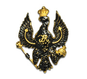King's Royal Hussars Regimental Lapel Badge Lapel badge The Regimental Shop Black/Gold 15x15mm 