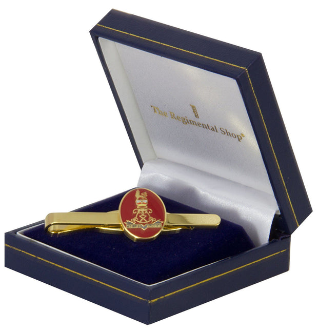 The Life Guards Gilt Enamel Tie Clip Tie Clip, Gilt Enamel The Regimental Shop   