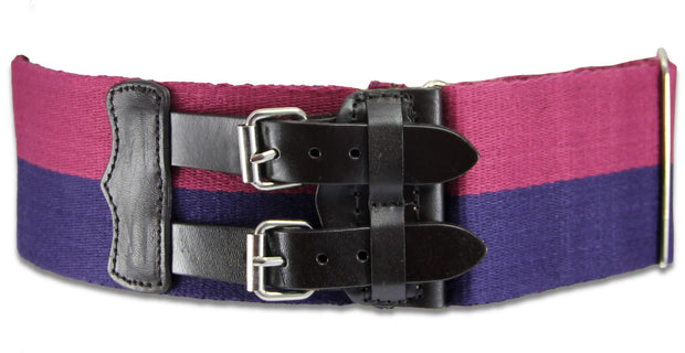 The Life Guards Stable Belt Stable Belt The Regimental Shop M (30"-33") Maroon/Blue 