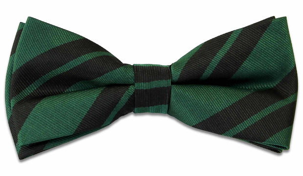 London Rifle Brigade Polyester (Pre-tied) Bow Tie Bowtie, Polyester The Regimental Shop Green/Black one size fits all 