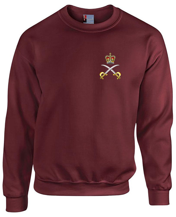 Royal Army Physical Training Corps (RAPTC) Heavy Duty Sweatshirt Clothing - Sweatshirt The Regimental Shop 38/40" (M) Maroon Queen's Crown