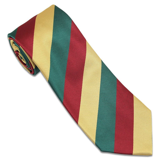 Mercian Regiment Tie (Polyester) Tie, Polyester The Regimental Shop Red/Buff/Green one size fits all 