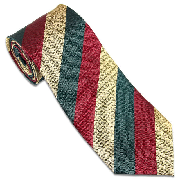 Mercian Regiment Tie (Silk Non Crease) Tie, Silk Non Crease The Regimental Shop Red/Buff/Green one size fits all 