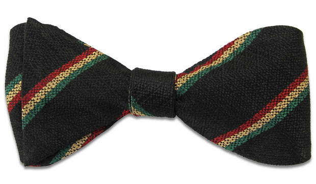 Mercian Regiment (Town) Silk Non Crease Self Tie Bow Tie Bowtie, Silk The Regimental Shop Black/Red/Buff/Green one size fits all 
