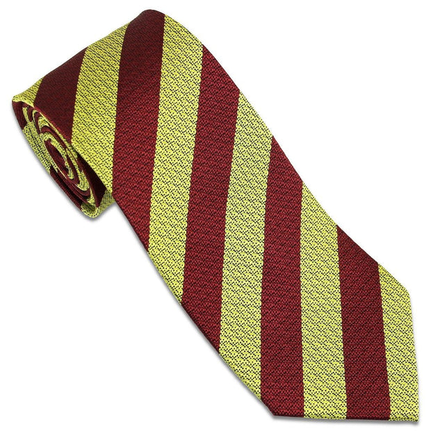 Middlesex Regiment Tie (Silk Non Crease) Tie, Silk Non Crease The Regimental Shop Maroon/Gold one size fits all 