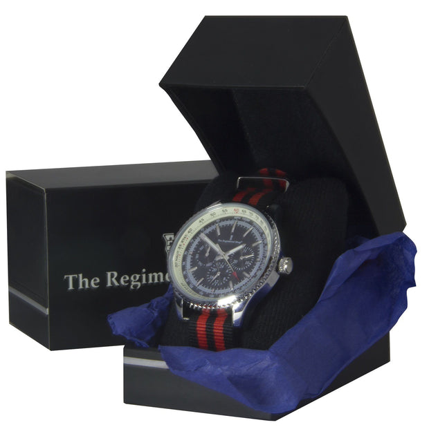North Atlantic Treaty Organisation (NATO) Military Multi Dial Watch (red) Multi Dial The Regimental Shop   