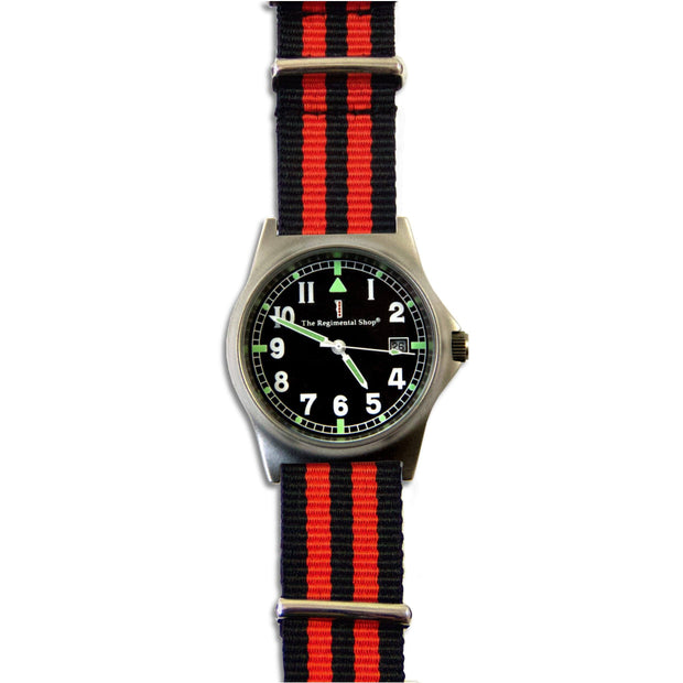 NATO (Red Stripe) G10 Military Watch G10 Watch The Regimental Shop   