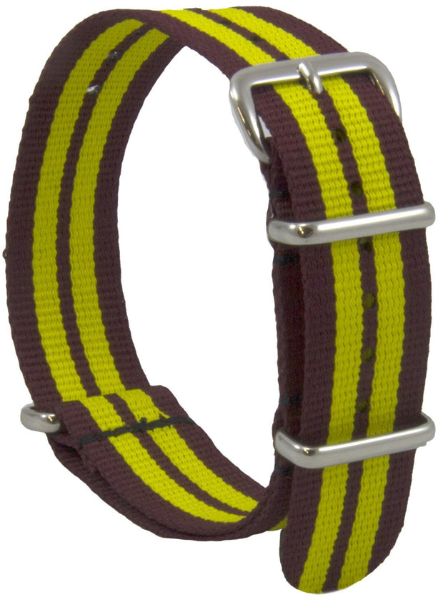 King's Royal Hussars (KRH)  G10 Watch Strap Watch Strap, G10 The Regimental Shop   