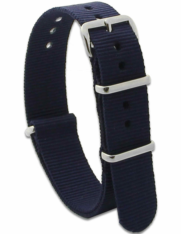 Navy Blue G10 Watch Strap Watch Strap, G10 The Regimental Shop Navy Blue one size fits all 