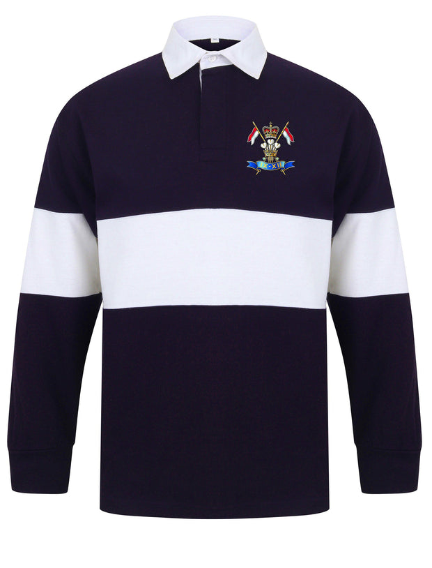 9/12 Royal Lancers Panelled Rugby Shirt - regimentalshop.com