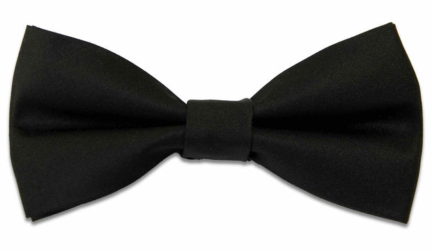 Officers' Black Barathea Silk (Pretied) Bow Tie Bowtie, Silk The Regimental Shop Black one size fits all 