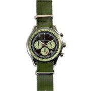 Olive Green Military Chronograph Watch Chronograph The Regimental Shop   