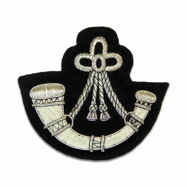 Oxfordshire & Buckinghamshire Light Infantry Blazer Badge Blazer badge The Regimental Shop Black/Silver One size fits all 