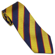 Princess of Wales's Royal Regiment Officers' Club Tie (Silk Non Crease) Tie, Silk Non Crease The Regimental Shop Blue/Yellow/Red one size fits all