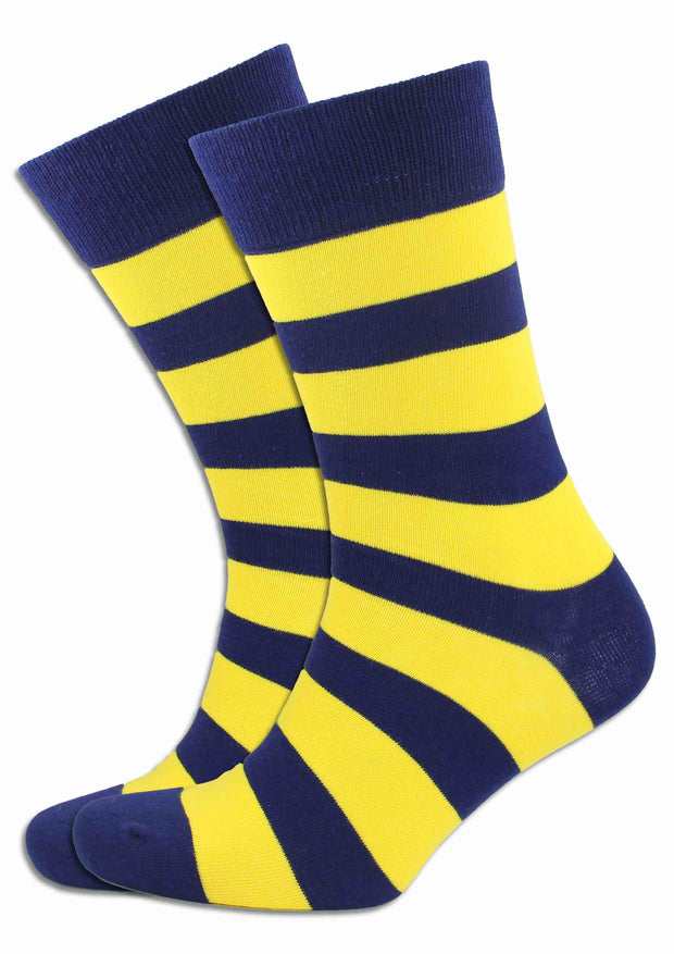 Princess of Wales's Royal Regiment Socks Socks The Regimental Shop Blue/Yellow One size fits all 
