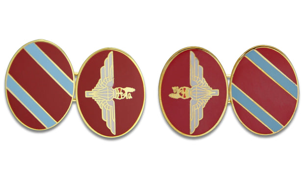 Parachute Regiment Cufflinks Cufflinks, Gilt Enamel The Regimental Shop Maroon/Gold one size fits all 