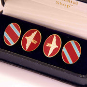 Parachute Regiment Cufflinks Cufflinks, Gilt Enamel The Regimental Shop   