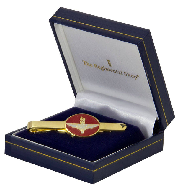 The Parachute Regiment (Paras) Gilt Enamel Tie Clip Tie Clip, Gilt Enamel The Regimental Shop   