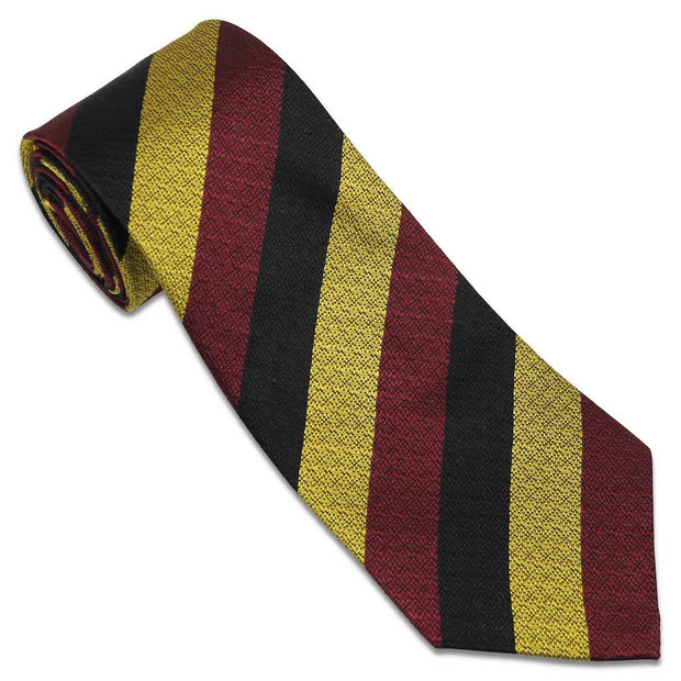 Prince of Wales's Own Regiment of Yorkshire Tie (Silk Non Crease) Tie, Silk Non Crease The Regimental Shop Black/Maroon/Gold one size fits all 